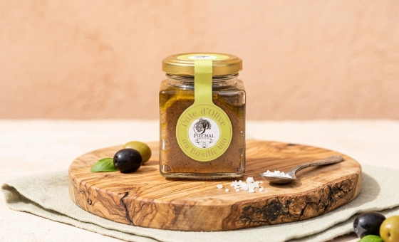 Pâte d'olive et Olives AOP pour Valbonne